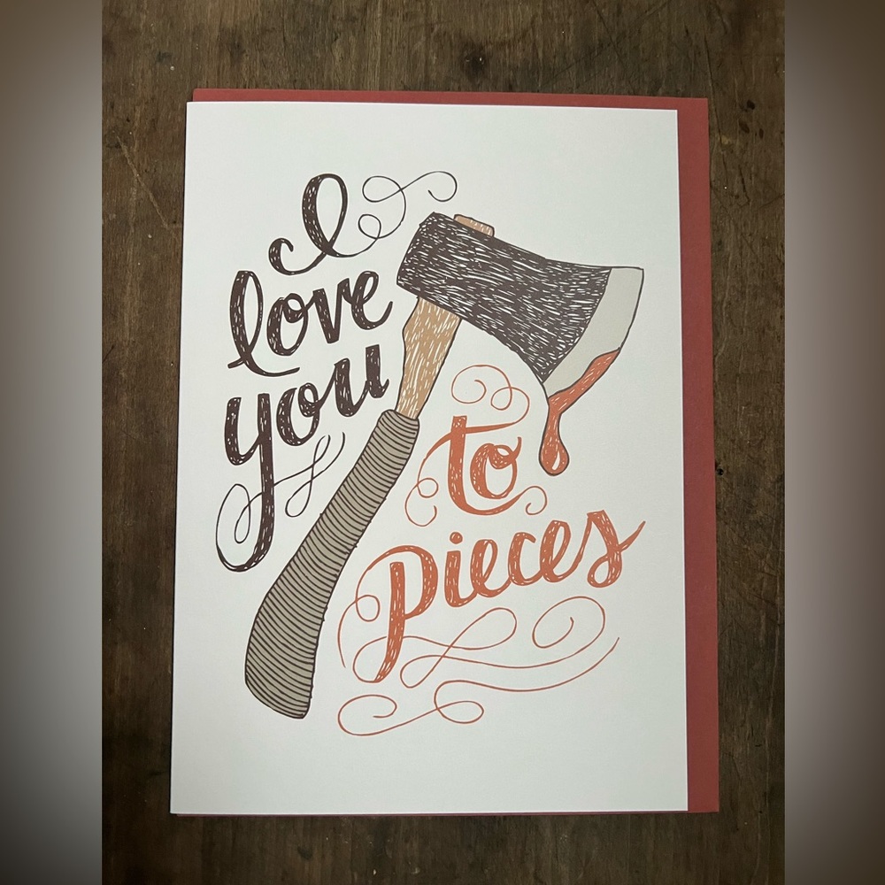 💌BUNDLE FOR DISCOUNTS💌 Wit & Whistle Greeting Card “I Love You to Pieces”